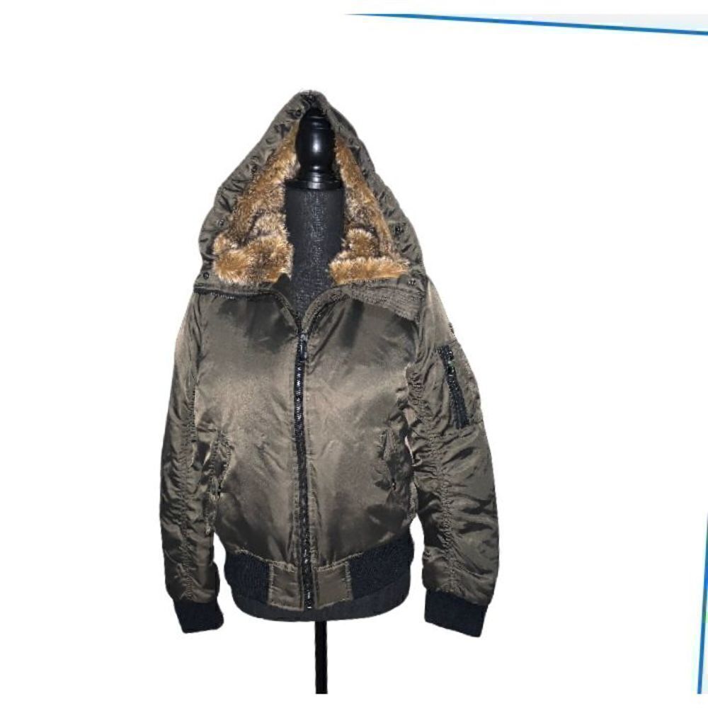BCBGeneration Hooded Nylon Coat 